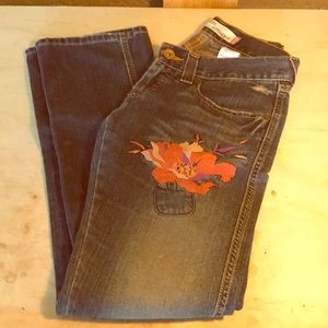 Levi's women's jeans 3M vintage floral like new 🎉